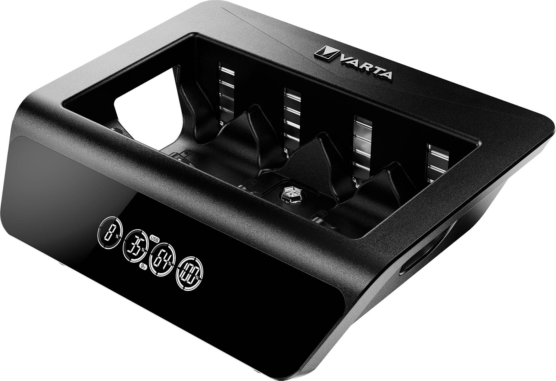 Varta LCD Universal Charger+ nabíječka akumulátorů NiMH AAA, AA, malé mono, velké mono, 9 V-1