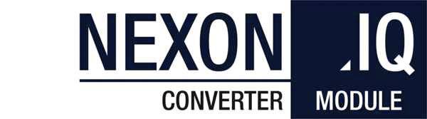 'Logo s textem: NEXON CONVERTER - IQ MODUL.'