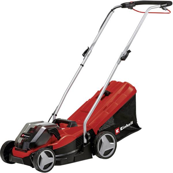 Einhell Power X-Change GE-CM 36/33 Li (2x2,5Ah) akumulátor Akumulátorová sekačka   vč. 2. Nabíječka, + 2. akumulátor  2x 18 V šířka sekání 33 cm Určen pro 250 m²