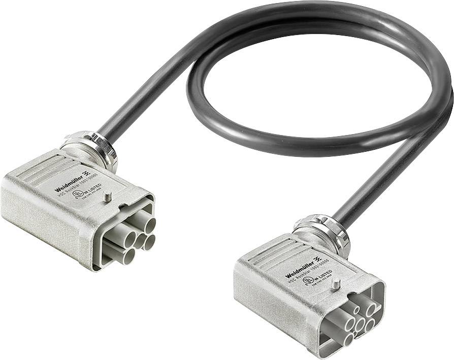 Weidmüller CH-HNAA-HNAB-06-0500-AB upravený zástrčkový konektor pro senzory - aktory, 2712380500, piny: 6, 5.00 m, 1 ks