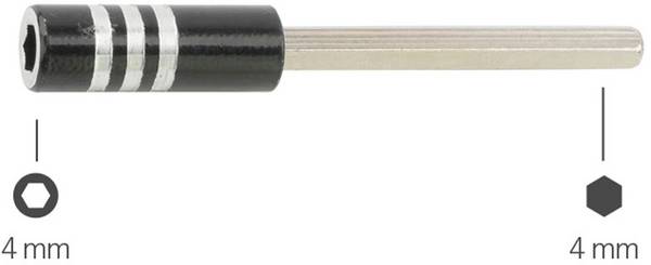 BERNSTEIN Tools for Electronics Bernstein Werkzeugfabrik prodlužovací nástavec bitů 60 mm 4 mm