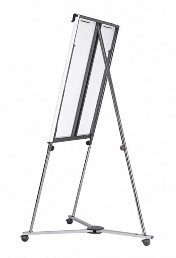 magnetoplan pojízdná konstrukce pro flipchart  (d x š x v) 680 x 190 x 110 mm stříbrná 12270100