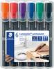 Staedtler Lumocolor 352 WP6 permanentní popisovač tříděná (není možný výběr barev) Vodotěsné: Ano