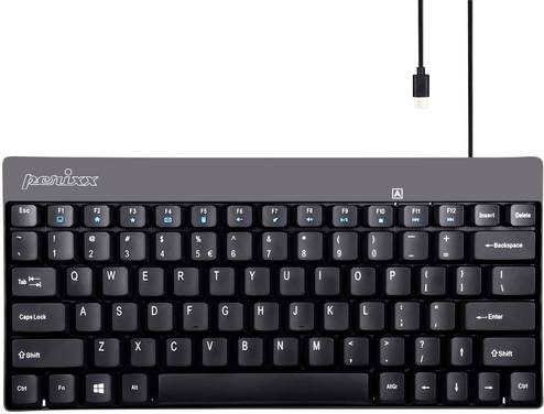Perixx PERIBOARD-422 DE USB klávesnice německá, QWERTZ černá USB konektor