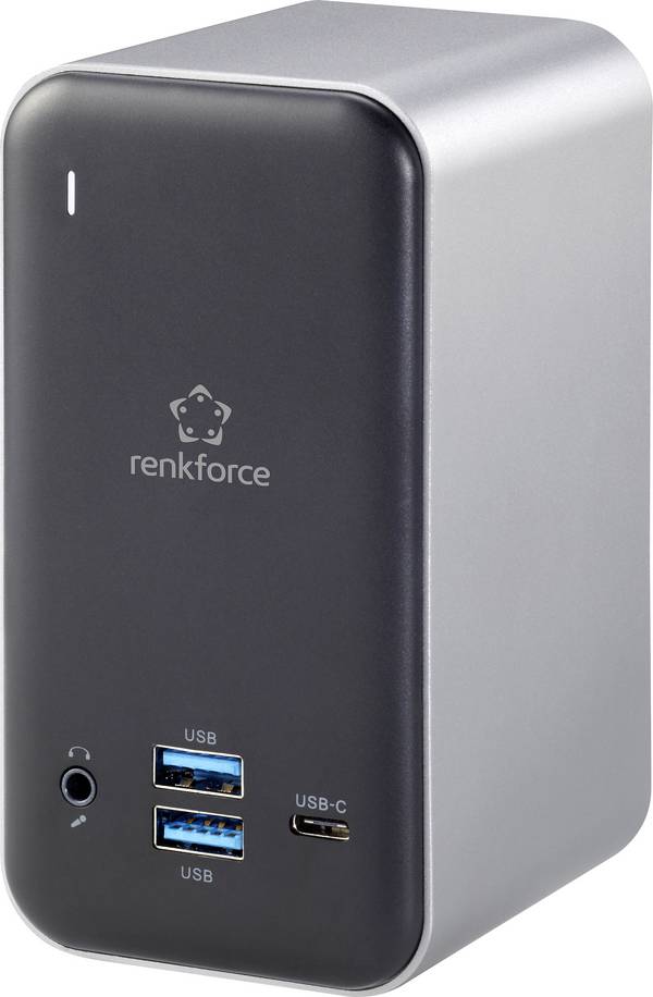 Renkforce USB-C® dokovací stanice  RF-DKS-650 Vhodné pro značky (dokovací stanice pro notebook): univerzální  vč. funkce nabíjení