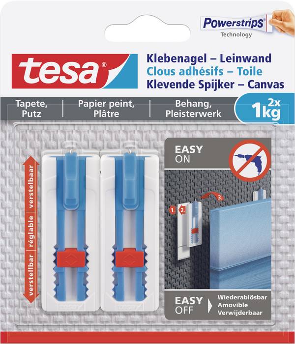 tesa 77778 Lepicí hřebík  bílá Množství: 2 ks