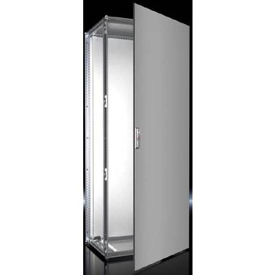 Kovová skříň s otevřenými dvířky, odhalující vnitřní prostor. Ideální pro IT nebo elektronické vybavení. Elegantní a moderní design.