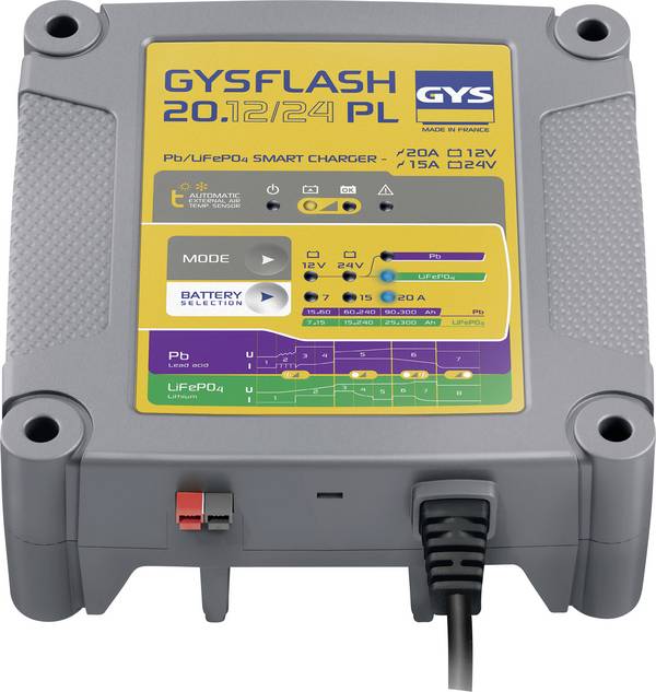 GYS GYSFLASH 20.12/24 PL 026049 nabíječka autobaterie 12 V, 24 V 7 A, 15 A, 20 A