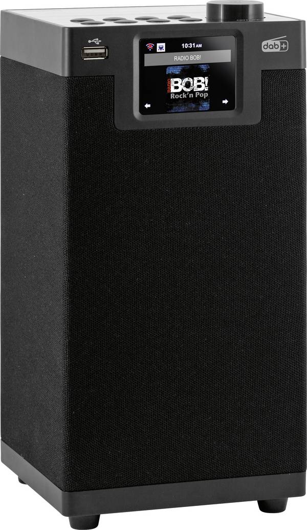 Imperial DABMAN i610 schwarz 22-267-00 stolní rádio, DAB+, DAB, internetové, FM, Bluetooth, Wi-Fi, s DLNA, černá