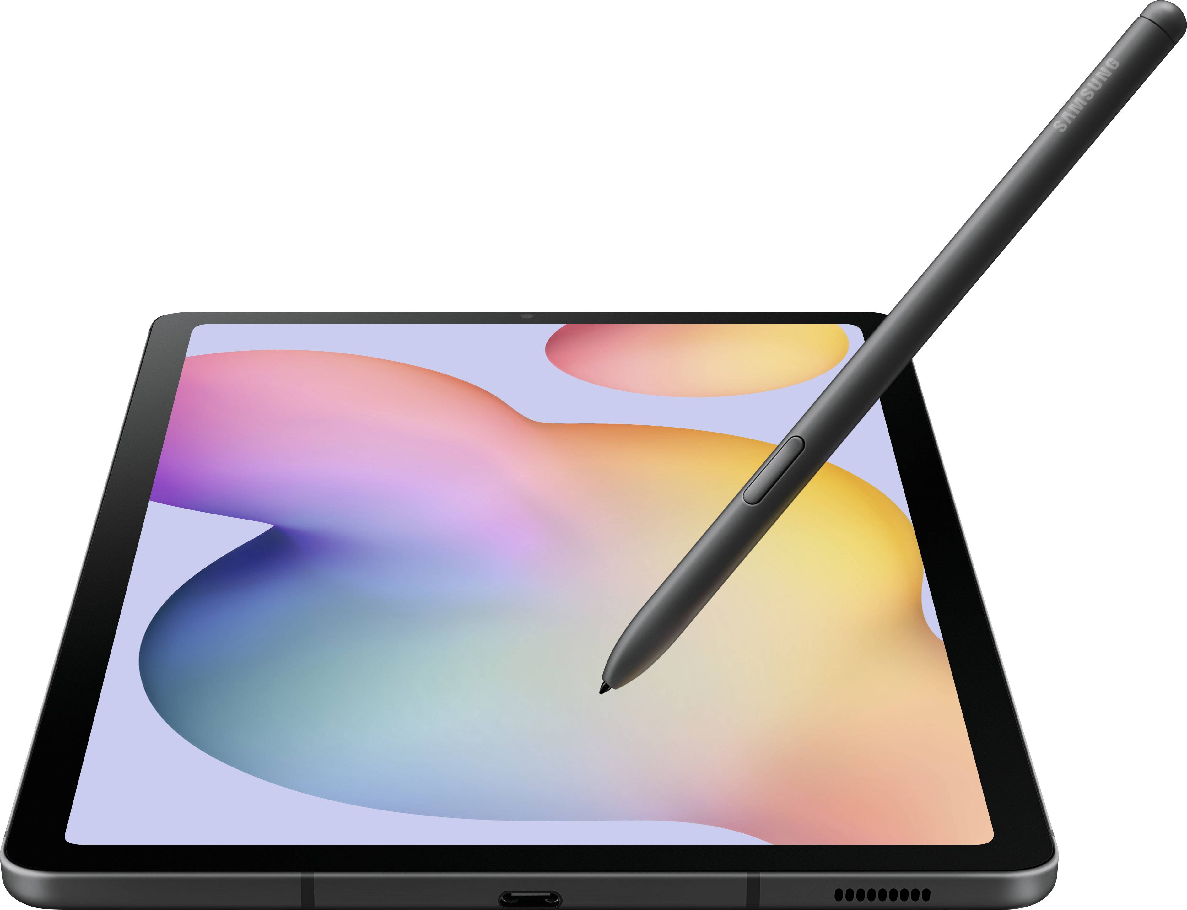 Tablet s digitálním perem, zobrazující barevnou obrazovku. Flexibilní použití pro poznámky nebo kresby. Vysoce kvalitní, inovativní design.