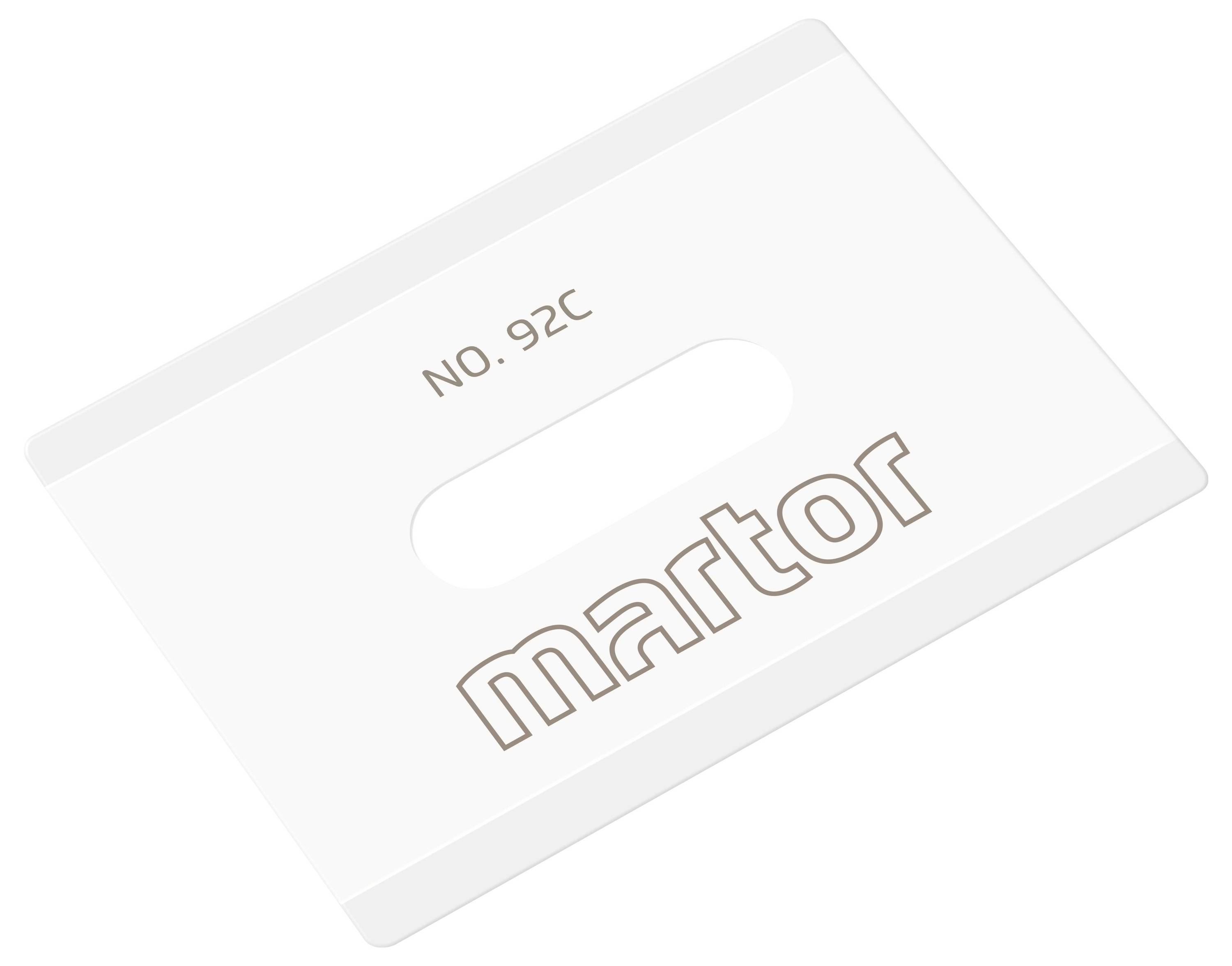 Holicí čepel s nápisem 'martor' a 'No. 92C'.
