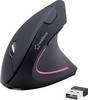 Renkforce RF-WM-322 optická ergonomická myš, přenos bezdrátový, 5 tlačítko, 1600 dpi, černá