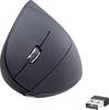 Renkforce RF-WM-321 optická ergonomická myš, přenos bezdrátový, 5 tlačítko, 1600 dpi, černá