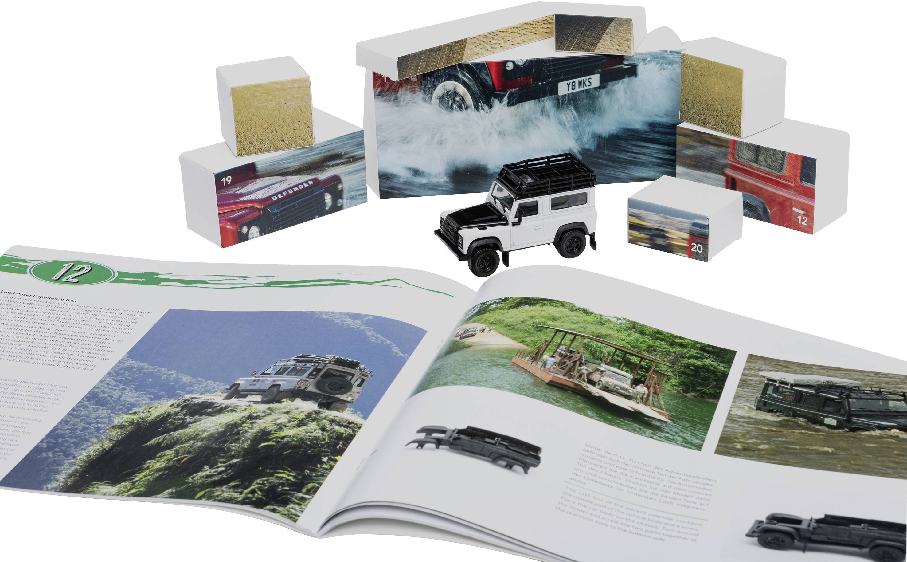 Franzis Verlag Land Rover Defender stavebnice, elekronika, technologie adventní kalendář Věkové kategorie od 14 let-4