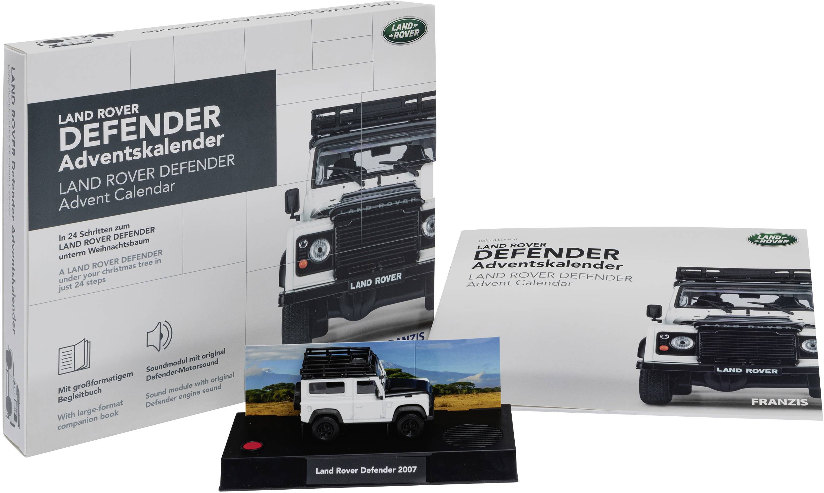 Franzis Verlag Land Rover Defender stavebnice, elekronika, technologie adventní kalendář Věkové kategorie od 14 let-5