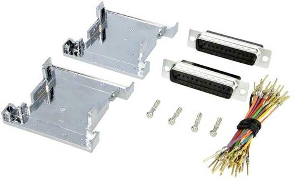 encitech GA-1515-MF-M-K D-SUB adaptér D-SUB zástrčka 15pólová - D-SUB zásuvka 15pólová  1 ks