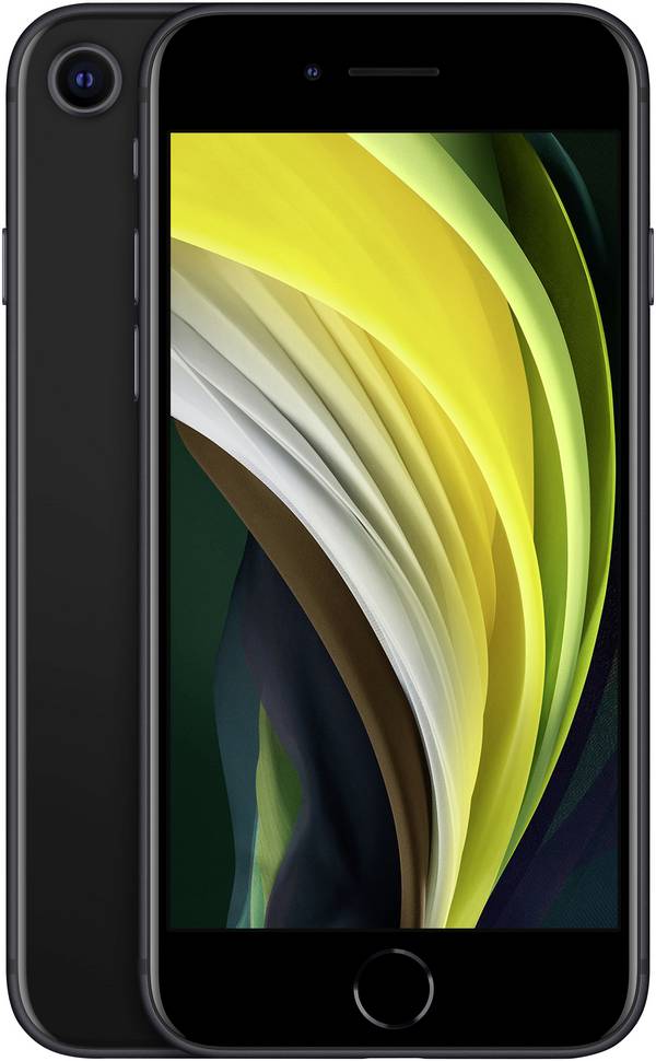 Apple refurbished iPhone SE (2. Generation) repasované, stav dobrý 64 GB 4.7 palec (11.9 cm)  iOS 14 12 Megapixel černá
