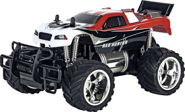 Carrera RC 370180012 Red Hunter X 1:18 RC model auta elektrický monster truck zadní 2WD (4x2) vč. akumulátorů