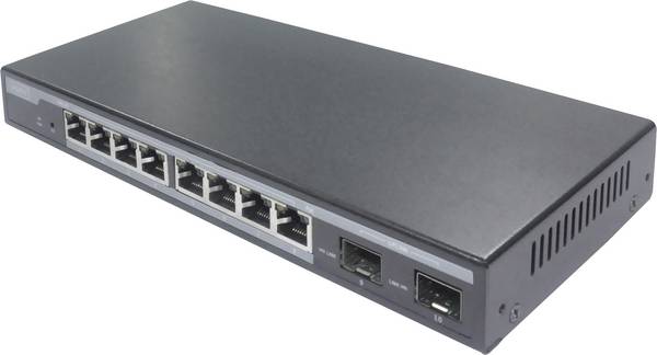 Digitus DN-95344 síťový switch 8 + 2 porty 10 / 100 / 1000 MBit/s