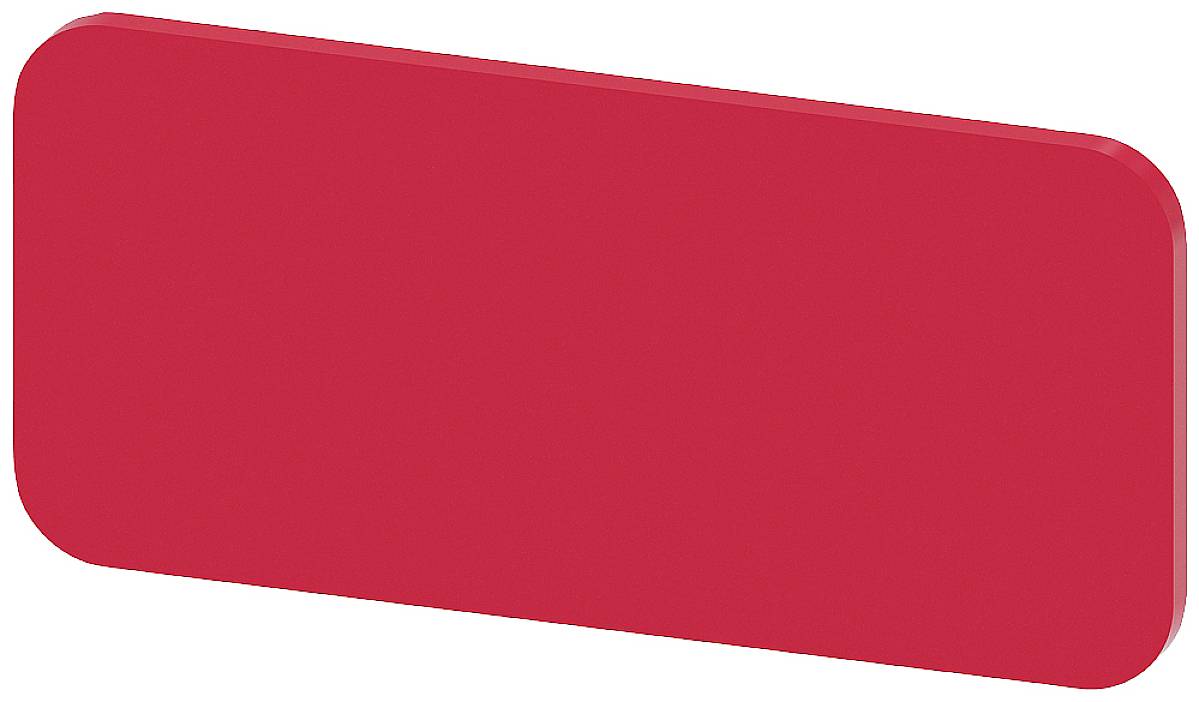 Siemens 3SU1900-0AC26-0AA0 3SU19000AC260AA0 štítek s popisem s ochranou před natočením (d x š x v) 27 x 27 x 12.5 mm žádný červená, bílá 10 ks Piece