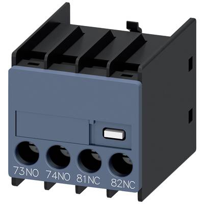 Elektrický reléový modul s modrou přední stranou a čtyřmi připojovacími svorkami, označenými '73NO', '74NO', '81NC', '82NC'.