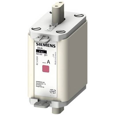 Pojistková vložka Siemens NH '3NA3', typ NH00, 690 V, 125 A, pro elektrické ochranné aplikace v průmyslových systémech.