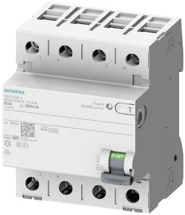 Siemens 5SV36475 5SV3647-5 ochranný proudový spínač B 0.3 A