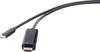 Renkforce USB-C® / HDMI kabelový adaptér USB-C ® zástrčka, Zástrčka HDMI-A 0.50 m černá UHD 4K @ 60 Hz RF-4531590 Kabel pro displeje USB-C®