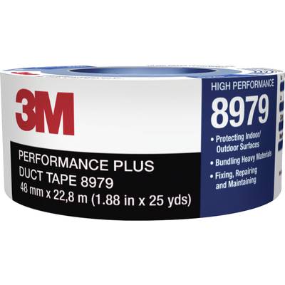 '3M Performance Plus Lepicí páska 8979', 48 mm x 22,8 m. Vhodná pro ochranu, svazování a opravy ve vnitřních i venkovních prostorách.
