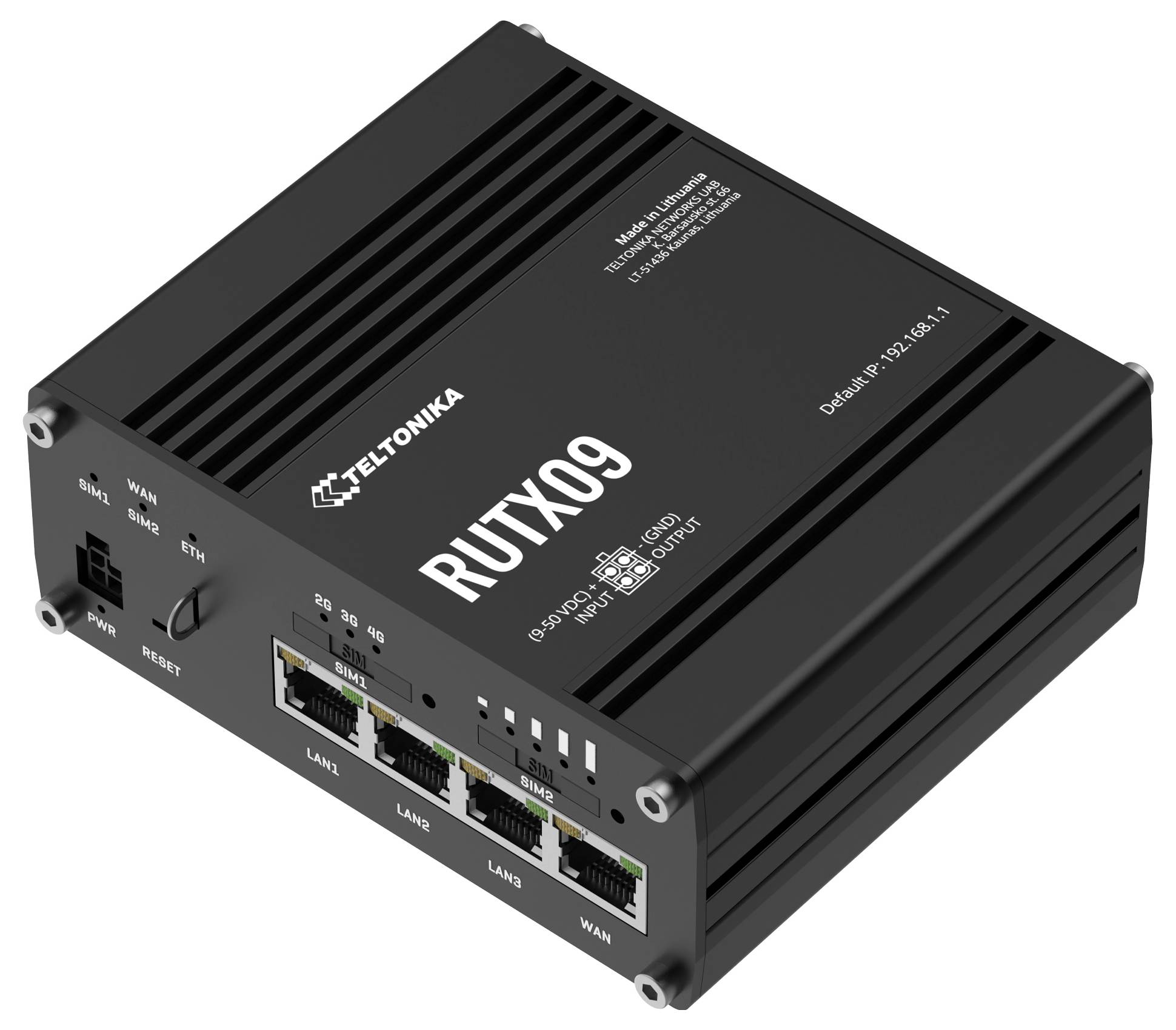 Teltonika RUTX09 LAN router Integrovaný modem: LTE-1