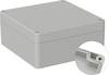 TRU COMPONENTS TC-9065616 Průmyslová skříň 122 x 120 x 55 ABS šedobílá (RAL 7035) 1 ks