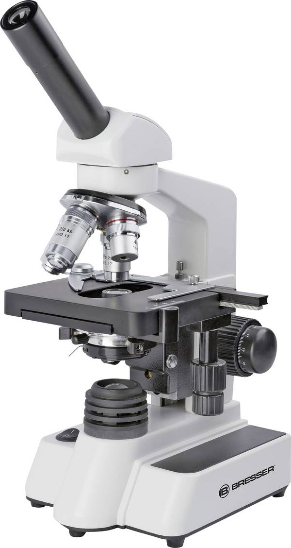Bresser Optik 5102000 Erudit DLX 40-1000x mikroskop s procházejícím světlem monokulární 1000 x procházející světlo