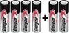 Energizer Max 4+2 tužková baterie AA alkalicko-manganová, 1.5 V, 6 ks