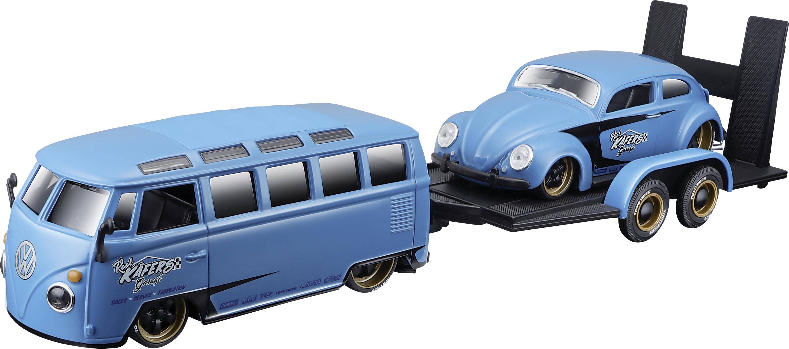 Maisto Design Elite Transporter VW Van & Beetle 1:24 model auta