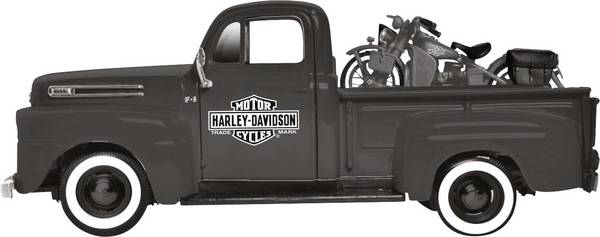 Maisto Ford F1 ´48 & Harley-Davidson WLA Flathead '42 1:24 model auta