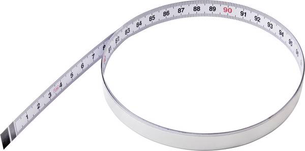 WF1 svinovací metr  samolepicí 100 cm Ocelový materiál