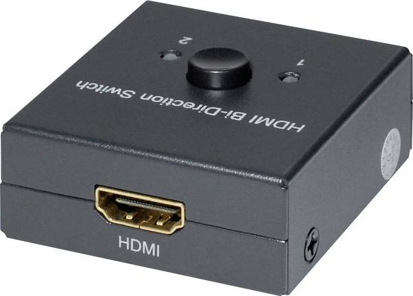 Maxtrack CS 32 L  HDMI přepínač lze použít oboustranně 3840 x 2160 Pixel černá