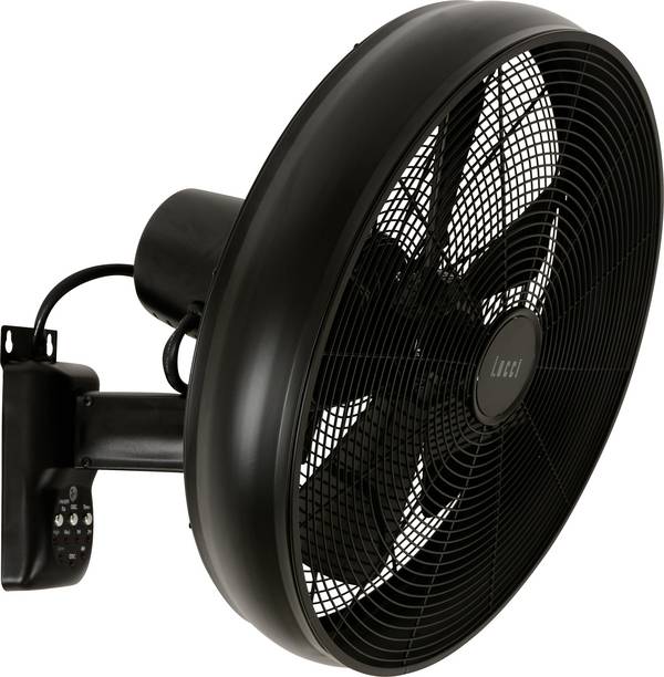 Lucci AIR BK nástěnný ventilátor  50 W (Ø x v) 410 mm x 460 mm černá natáčecí