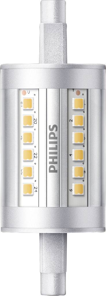 Philips LED 77367000 LED Energetická třída (EEK2021) E (A - G) tyčový tvar 7.5 W = 60 W teplá bílá (Ø x v) 2.9 cm x 7.8 cm 1 ks