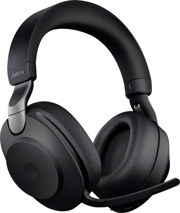 Jabra Evolve2 85 UC  Headset uzavřená (Over Ear) Bluetooth®, kabelová stereo černá Redukce šumu mikrofonu regulace hlasitosti, Indikátor nabití, Vypnutí zvuku mikrofonu telefon