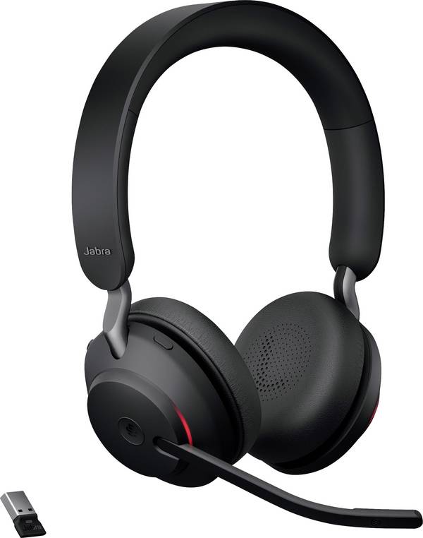 Jabra Evolve2 65 MS Headset otevřená (On Ear) Bluetooth®, 26599-999-999, stereo, černá