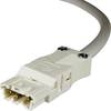 Adels-Contact 14815340 síťový připojovací kabel kabel s otevřenými konci - síťová zástrčka Počet kontaktů: 2 + PE bílá 4.00 m 25 ks