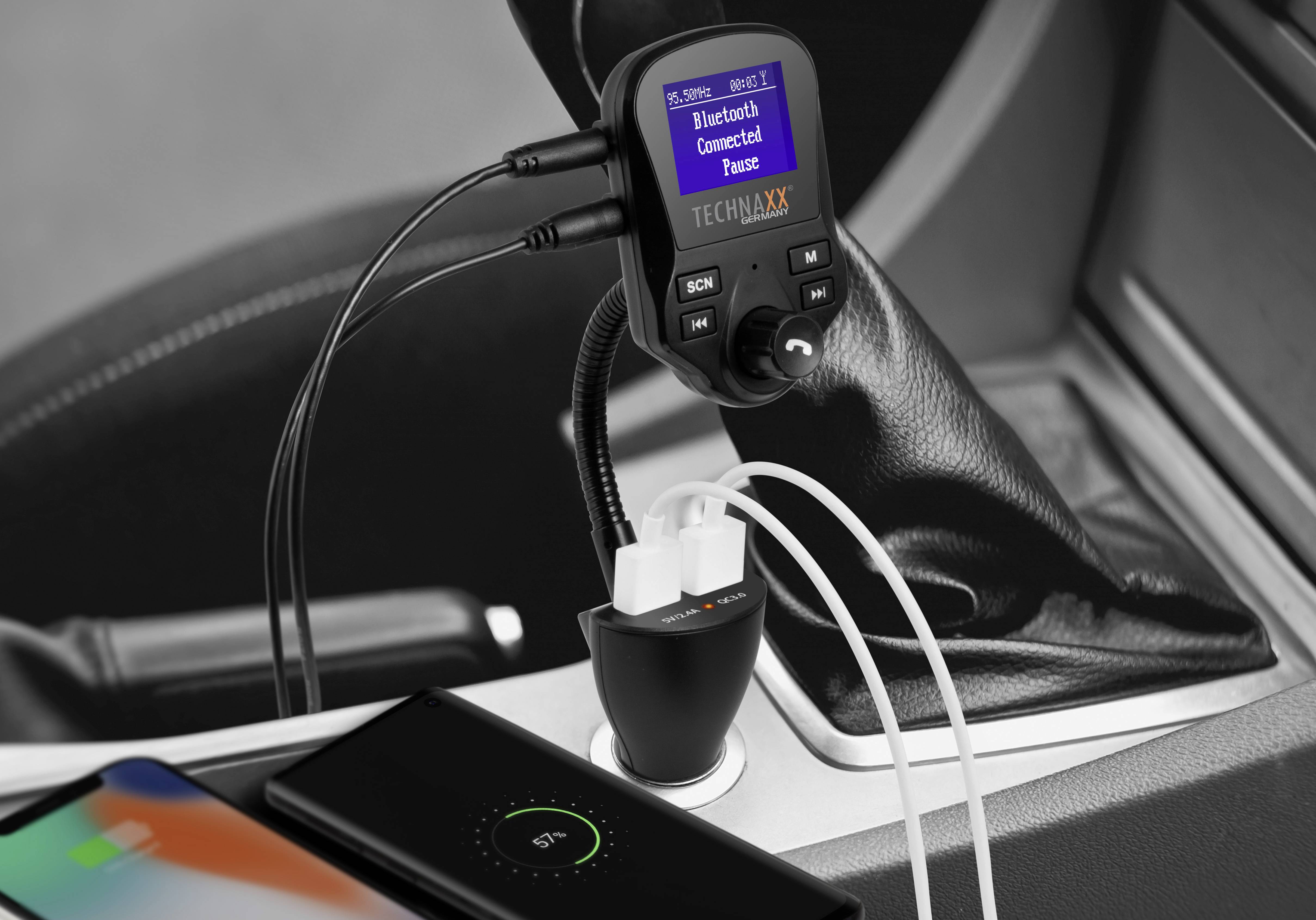 Technaxx FMT1500 DAB+ rádio adaptér do auta-2