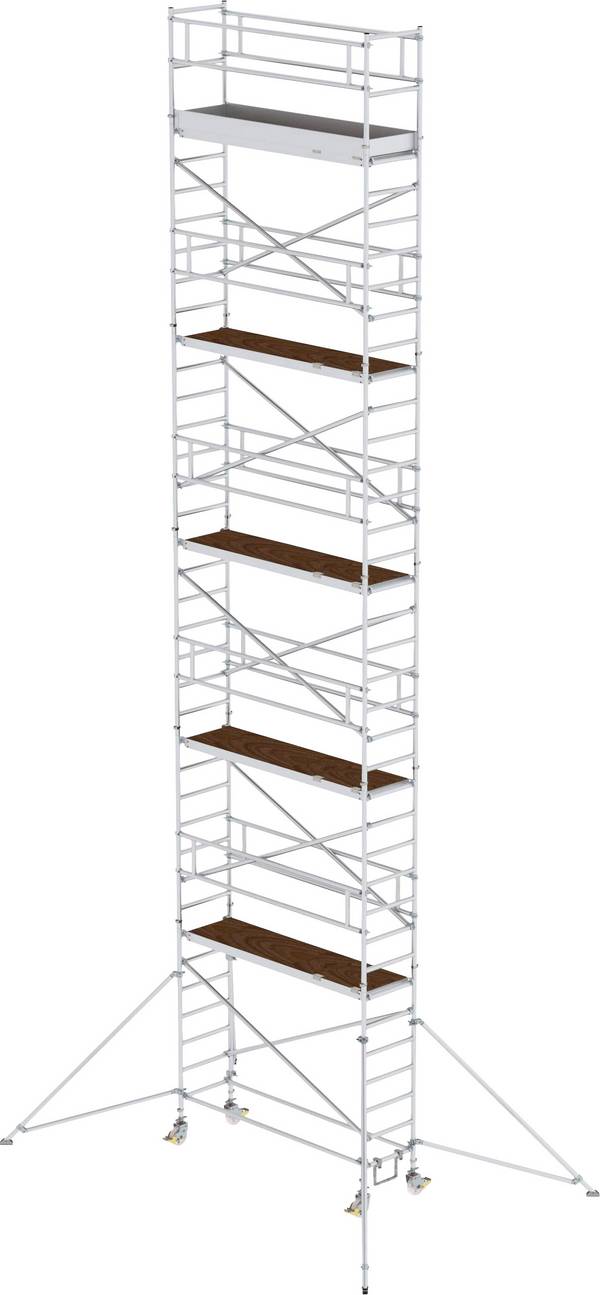 MUNK Günzburger Steigtechnik 155046   lešení na kolečkách Montáž bez nářadí max.prac. výška: 12.4 m