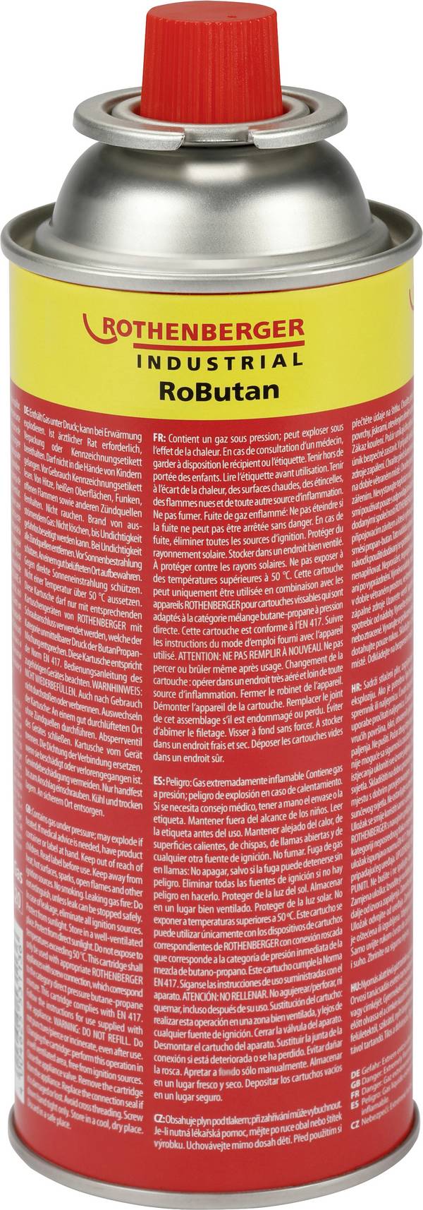 Rothenberger Industrial RoButan 220 g / 393 ml Bajonett  MSF 1A plynová kartuše 220 g 1 ks