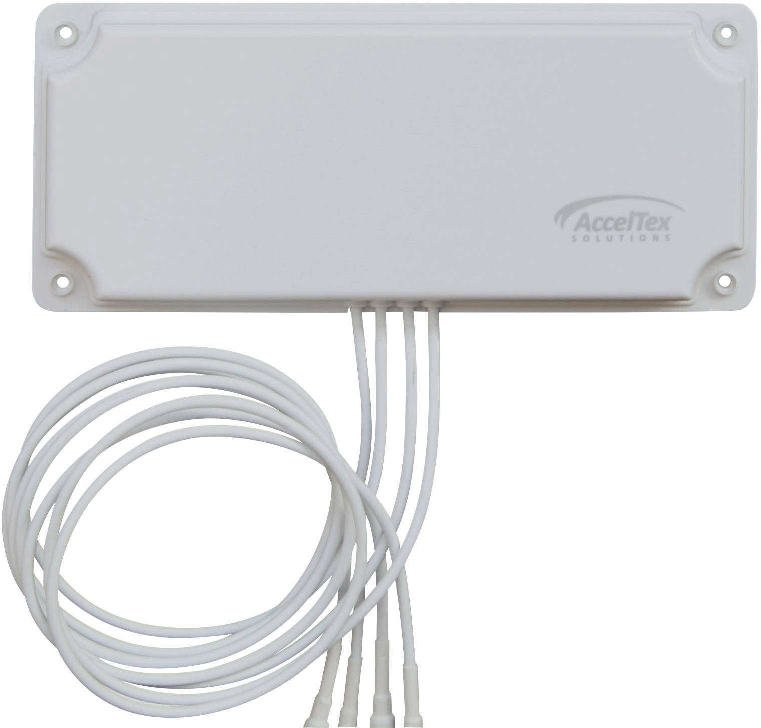 Acceltex Solutions 2.4/5 GHz 6 dBi 4 Element Indoor/Outdoor Patch Antenna with RPTNC 4násobná Wi-Fi anténa 6 dB 2.4 GHz, 5 GHz 4 x RP-TNC zástrčka