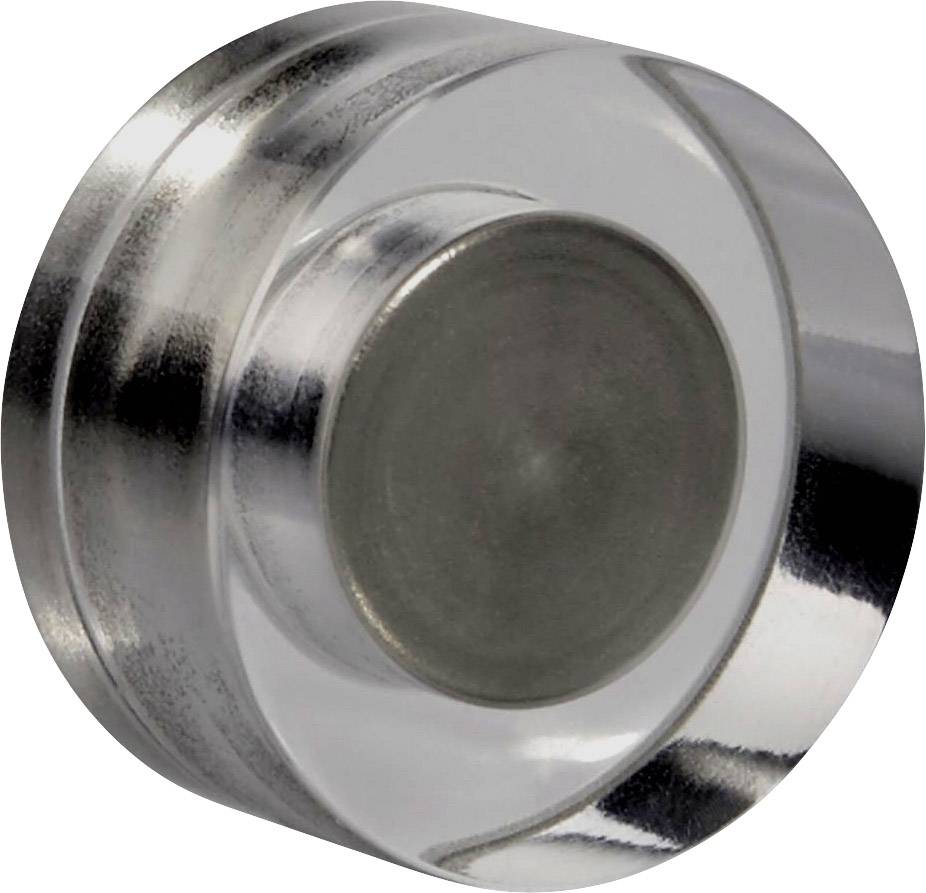 magnetoplan magnet Acryl (Ø) 20 mm kulatý transparentní 4 ks 1681020-1