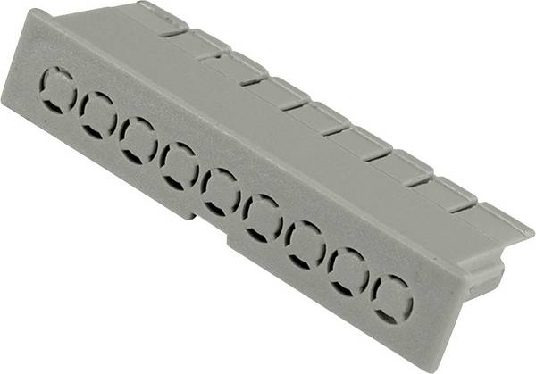 Hammond Electronics  víčko pouzdra na DIN lištu  52 x 10 x 16  polykarbonát světle šedá 1 ks