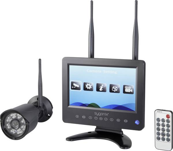 Sygonix  SY-4548736 bezdrátový-sada bezpečnostní kamery 4kanálový s 1 kamerou 1280 x 720 Pixel  2.4 GHz
