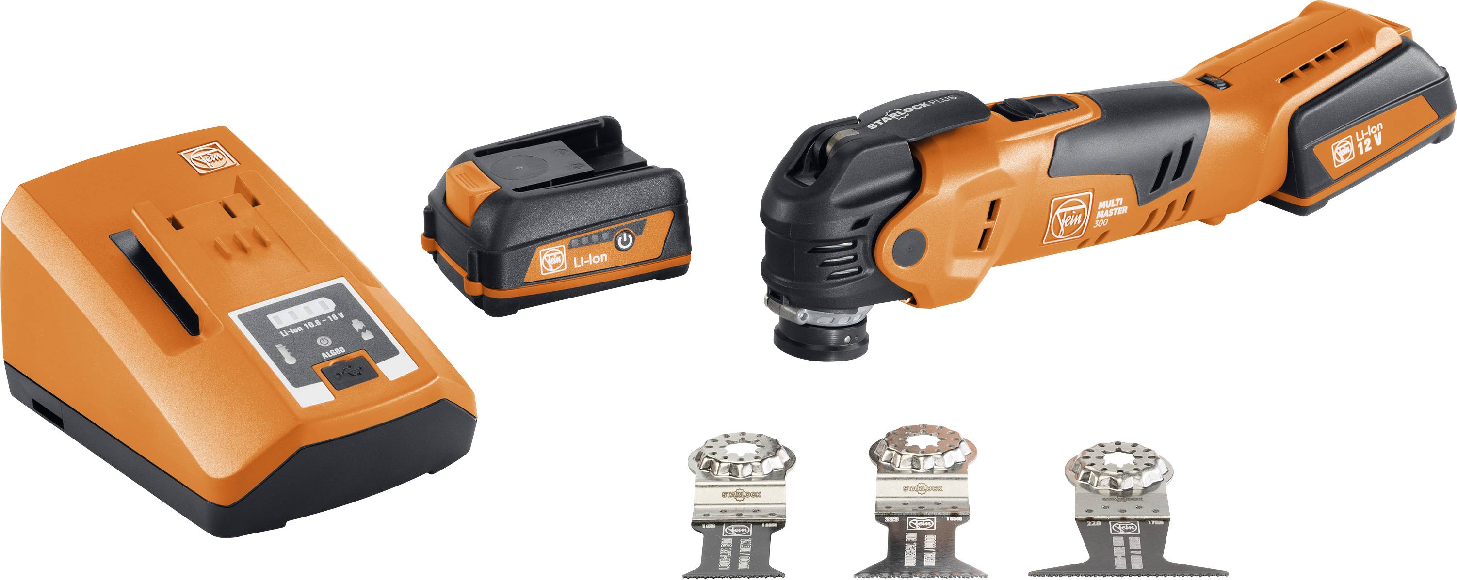 Fein Akku MULTIMASTER AMM 300 Plus Start 7 129 32 61 00 0 akumulátorový multifunkční nástroj 7dílná  12 V 3 Ah